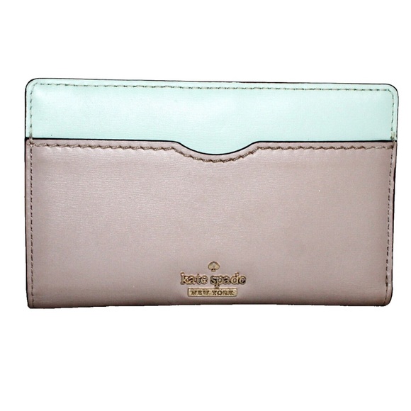 KATE SPADE Phillips Road Dara Bifold wallet
Misty Mint Bone Gray - Picture 1 of 13